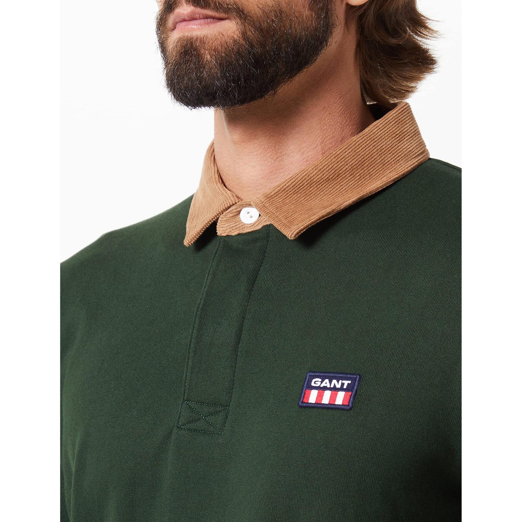 Langärmeliges Polo-Shirt Gant Cord Collar Heavy Rugger