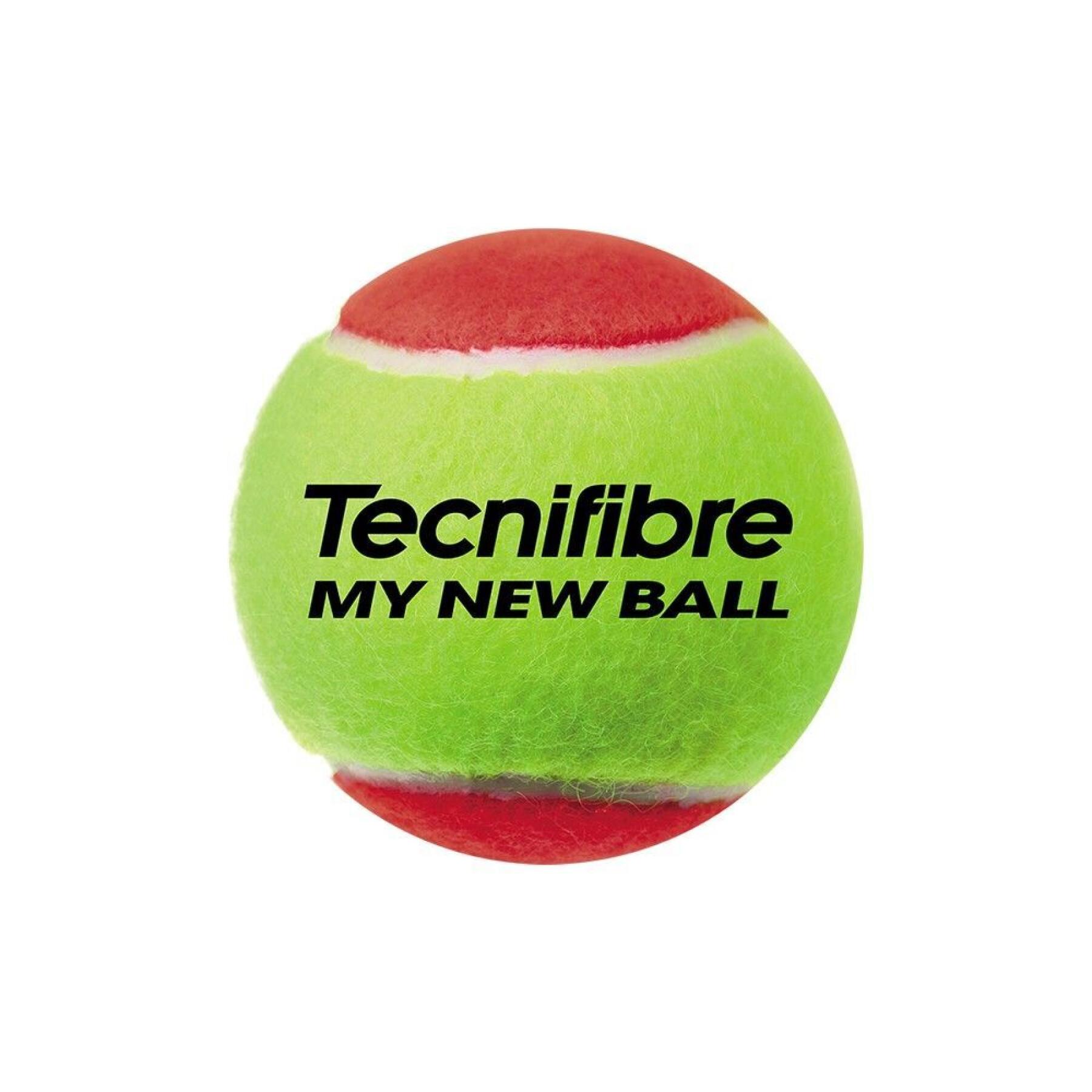 Lot von 36 Tennisbällen Kind Tecnifibre My new ball