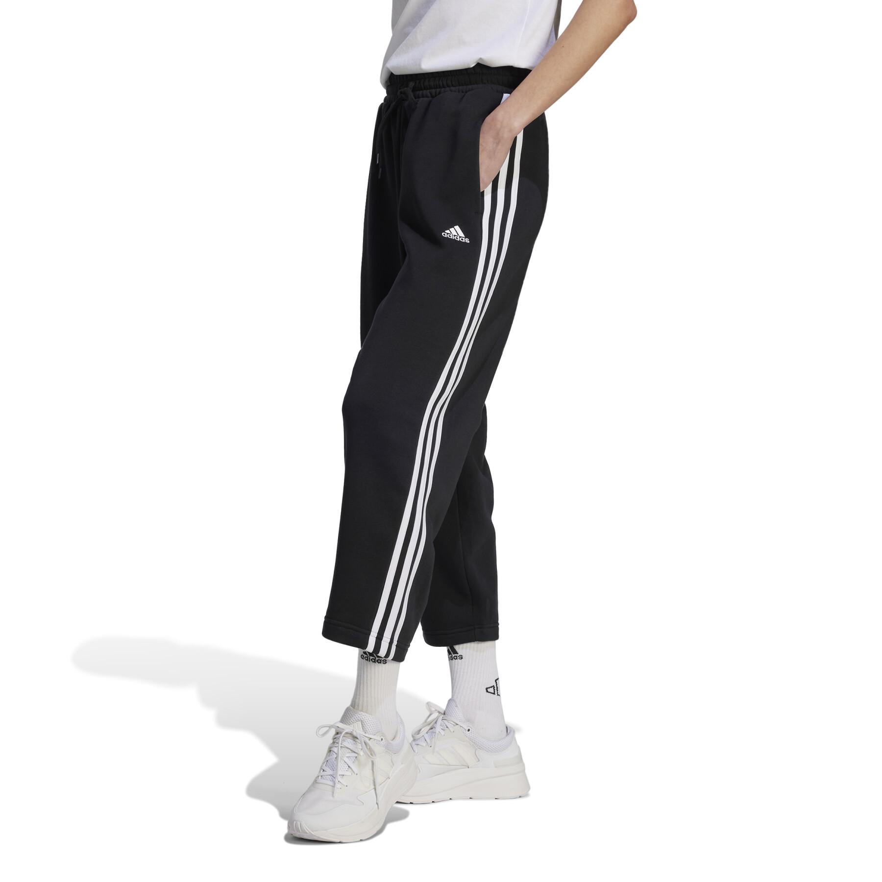 Jogging Molton mit offenem Saum Frau adidas Essentials 3-Stripes