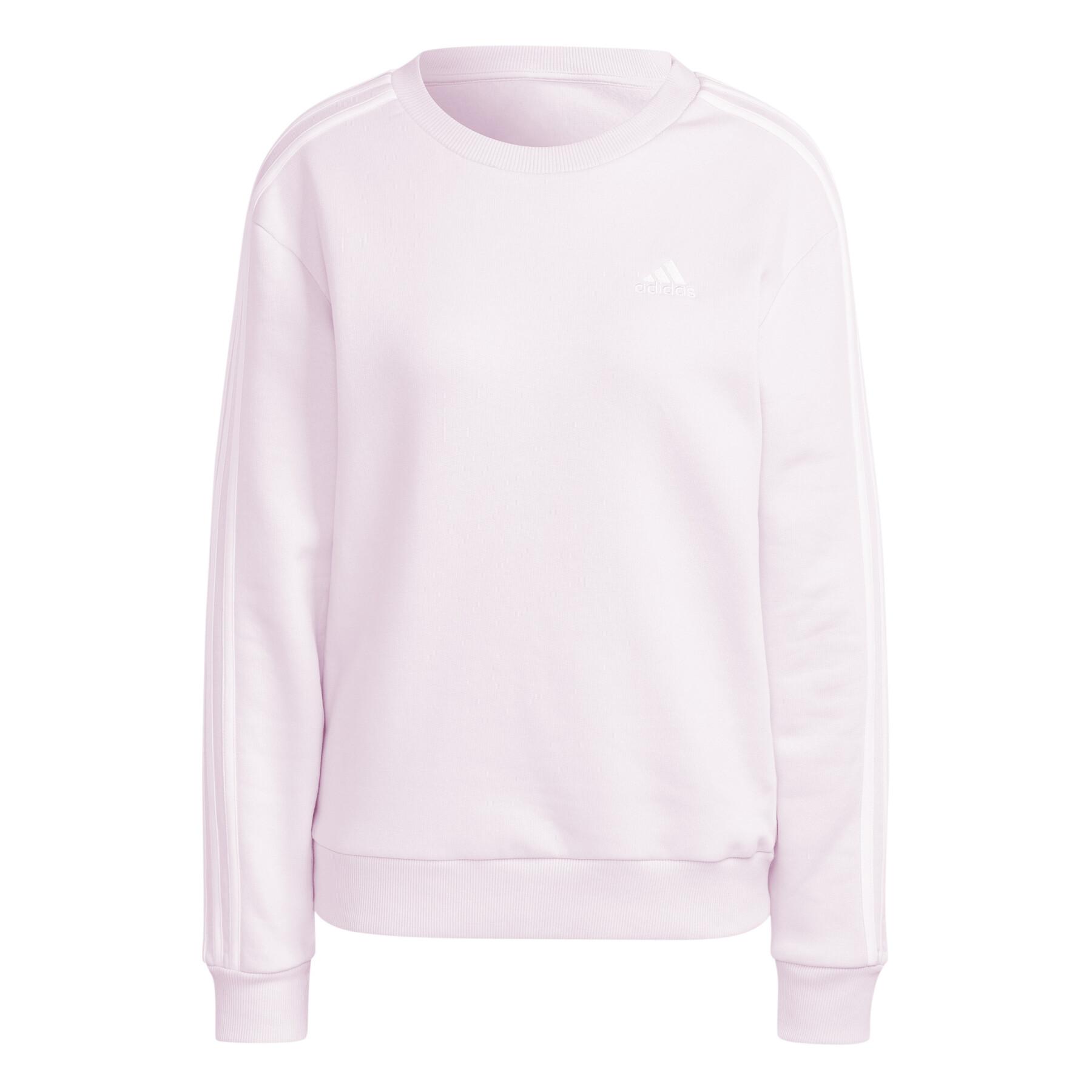 Sweatshirt für Frauen aus Molton adidas Essentials 3-Stripes