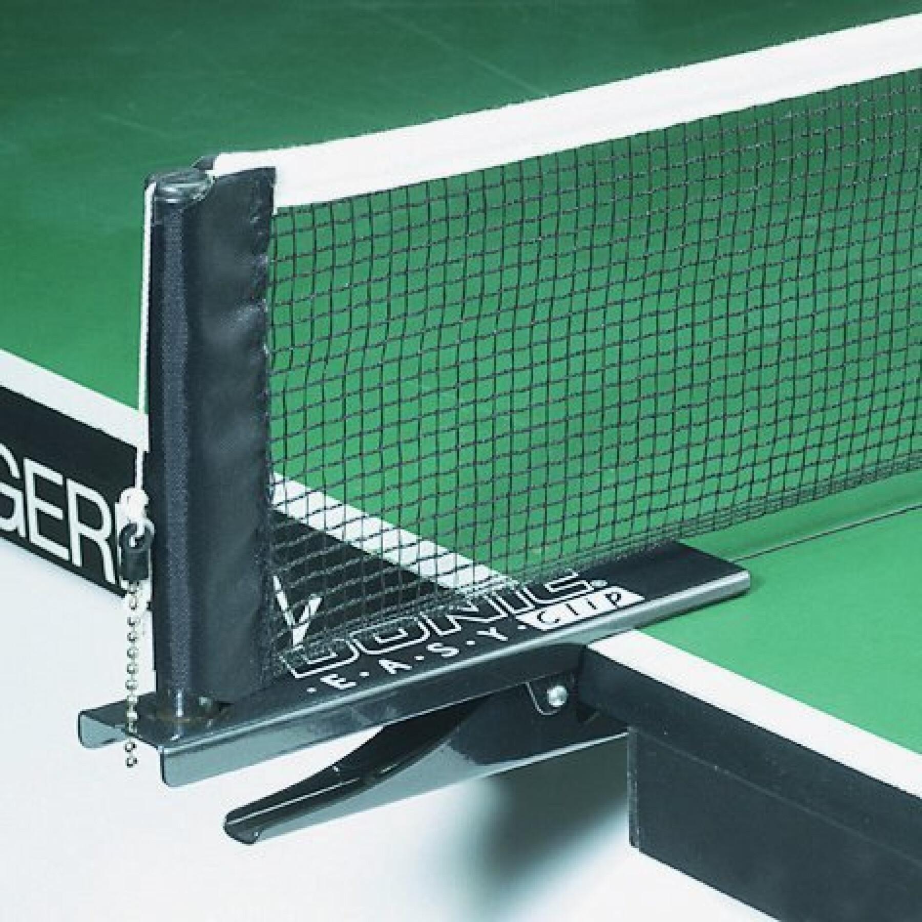 Tischtennisnetz und -pfosten mit Klemmbefestigungssystem Donic Easy Clip