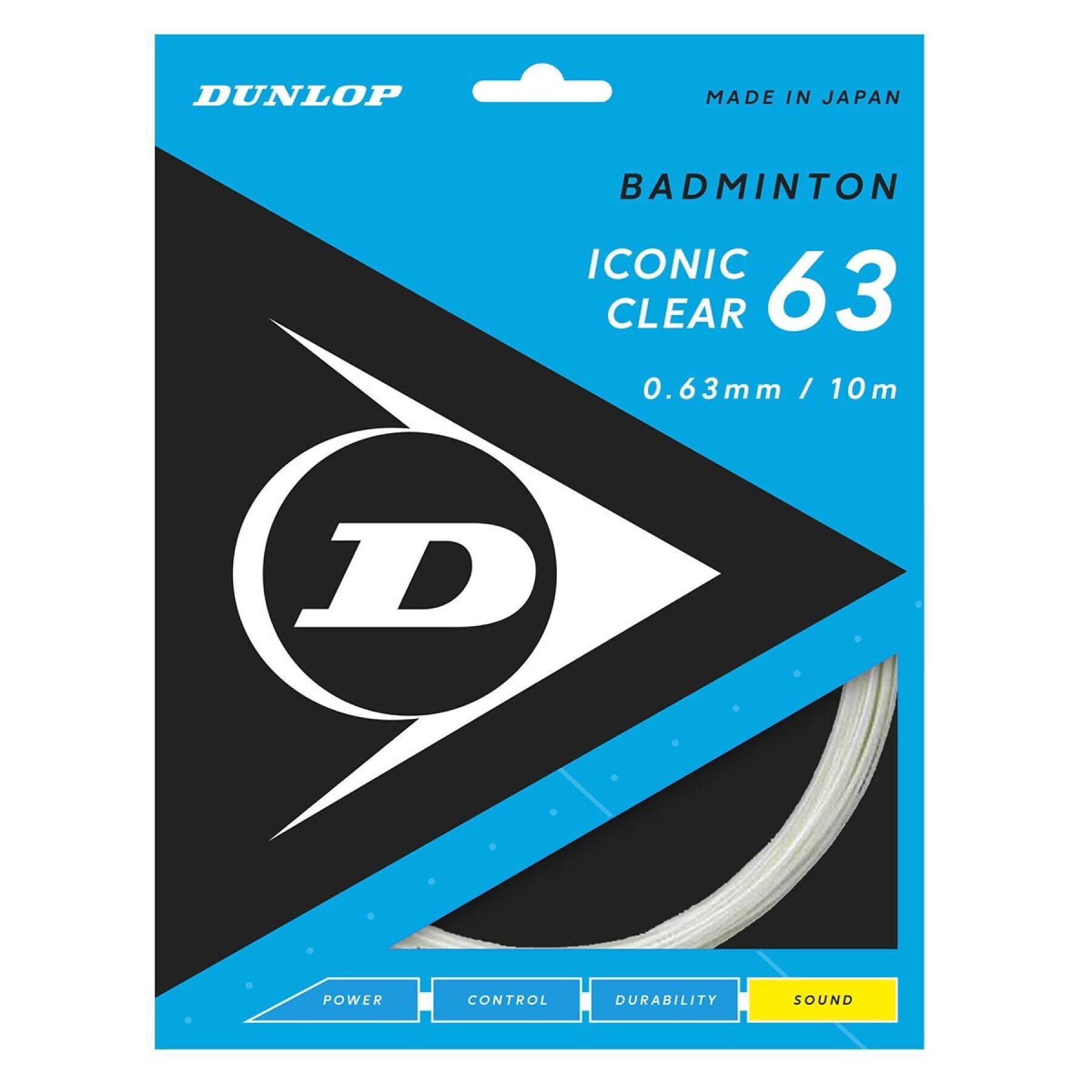 Badmintonsaiten Dunlop Iconic Clear 10 m