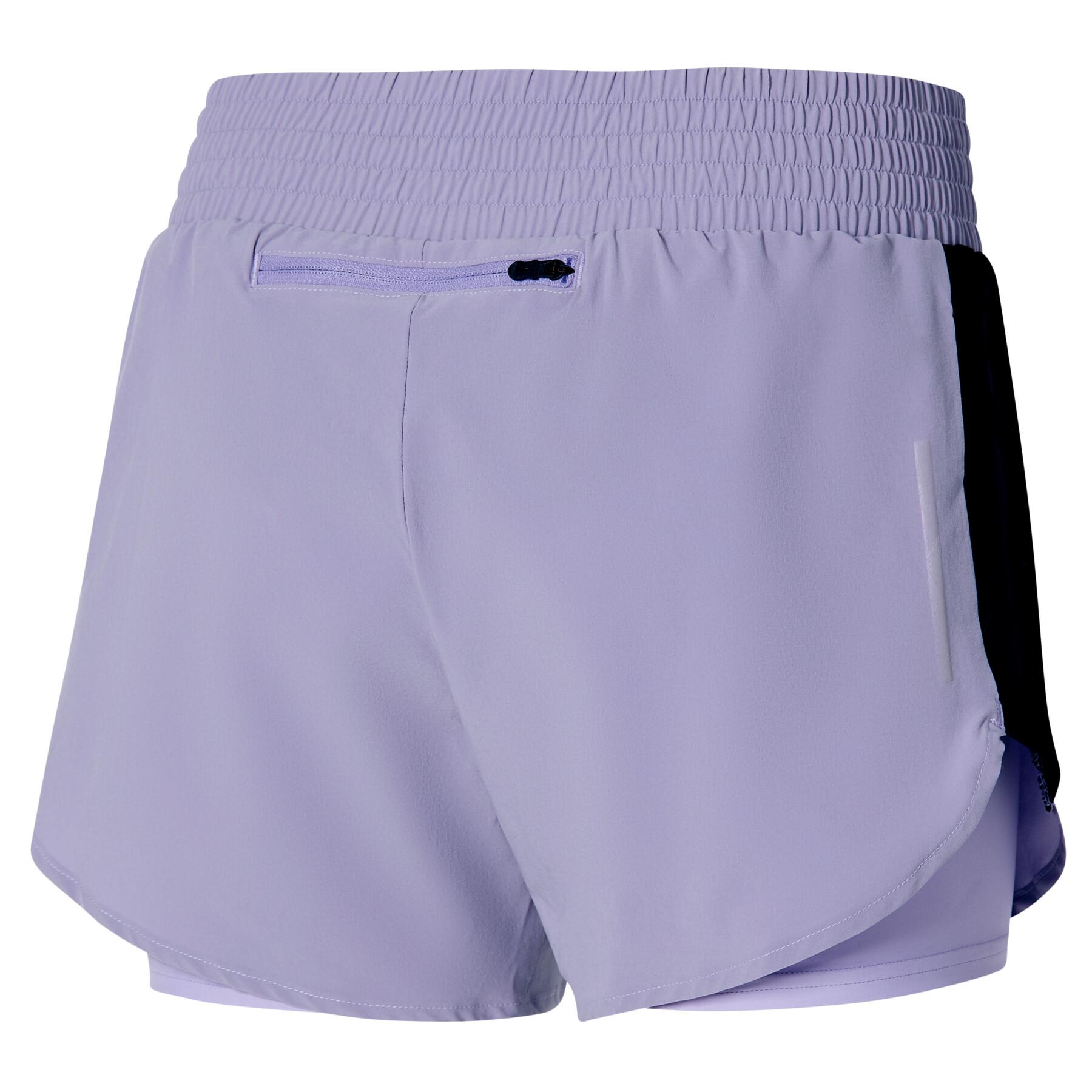 2-in-1-Shorts für Frauen Mizuno 4.5