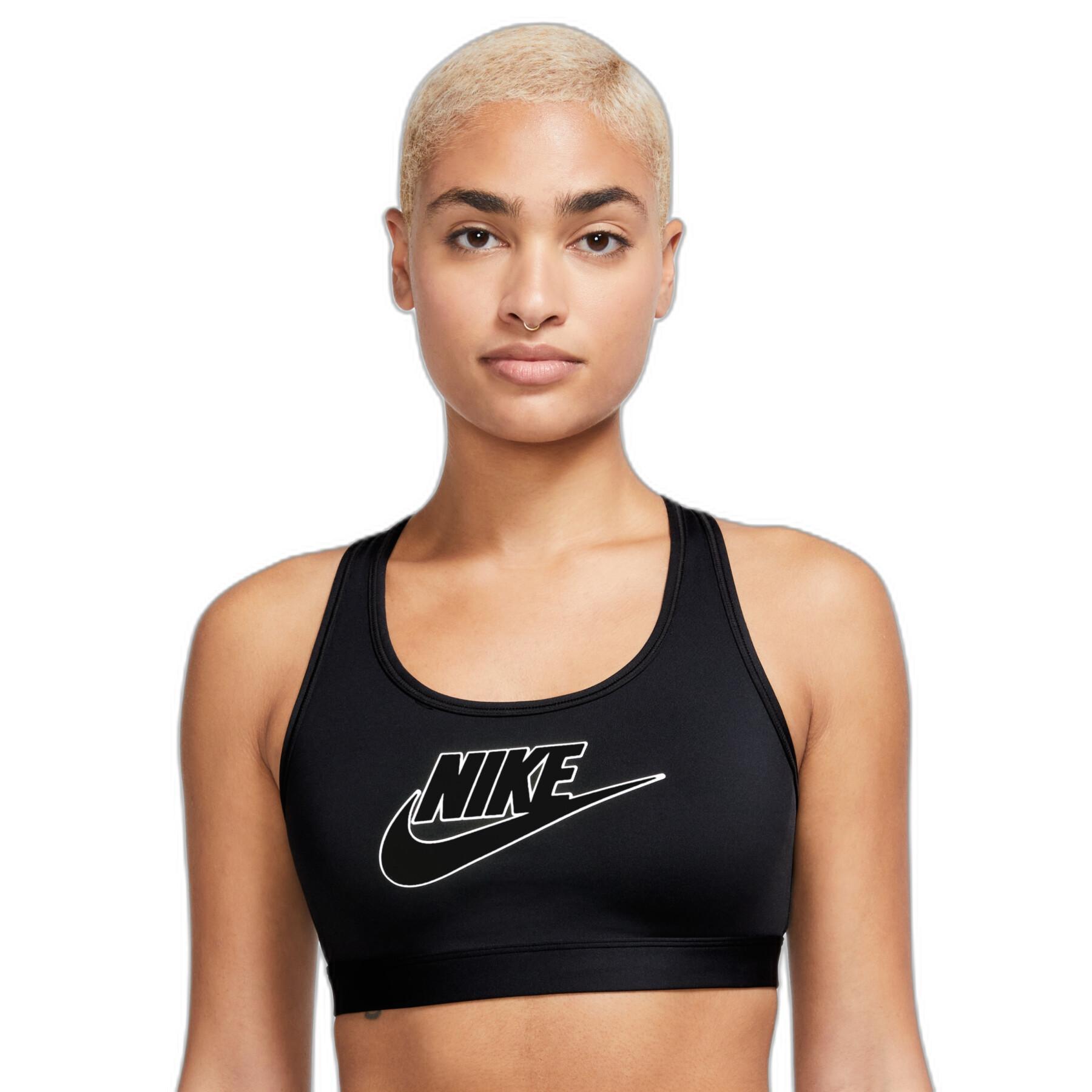 Damen-BH Nike Swoosh Medium Support Futura