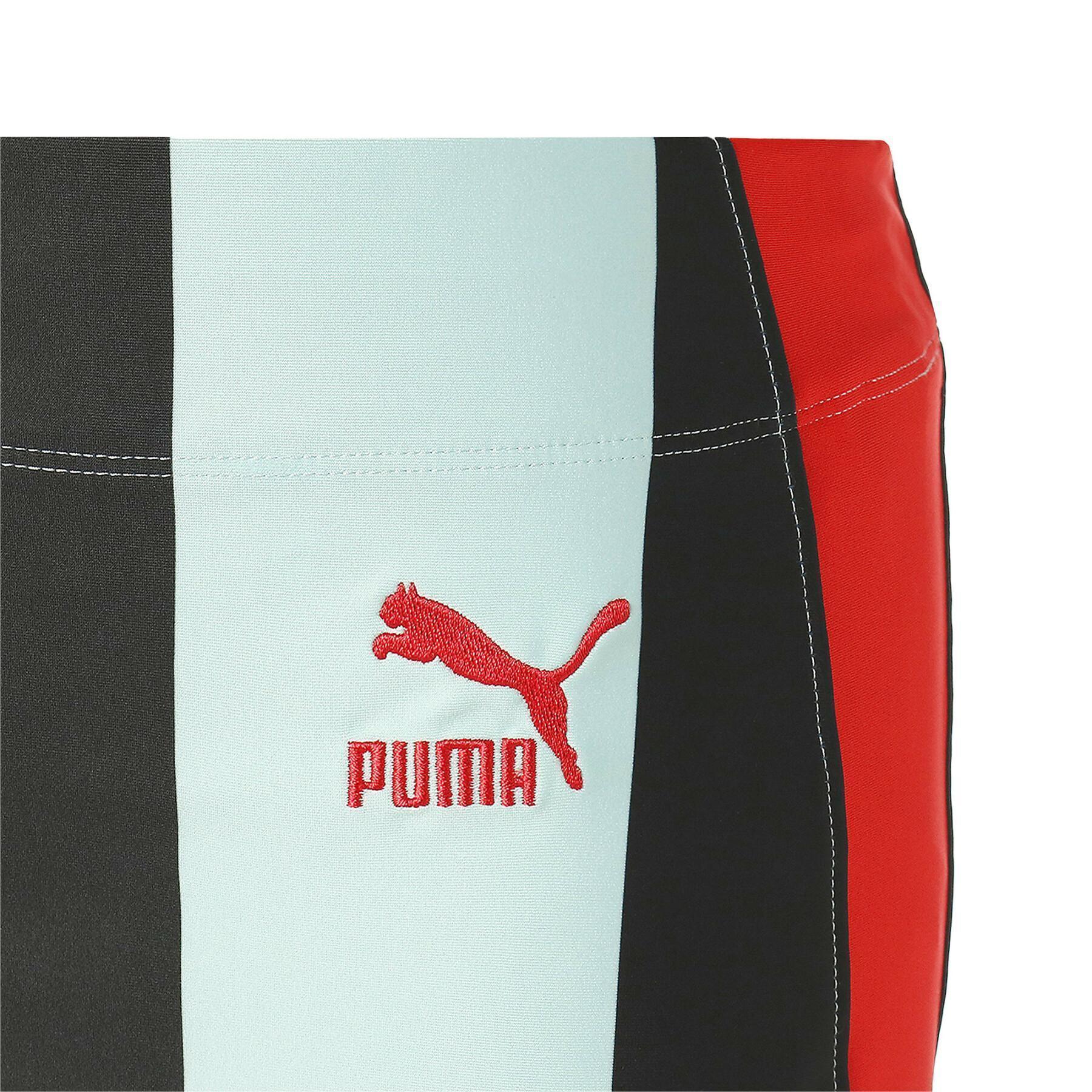 Gestreifter Minirock für Frauen Puma X DUA LIPA