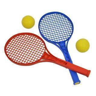 Satz mit 2 Mini-Tennisschlägern + 2 Bällen Sporti France