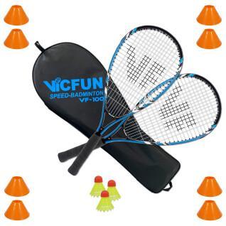 Badmintonschläger victor Vicfun Speed 100 Set