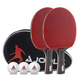 Set aus 2 Tischtennisschlägern und 3 Bällen Joola Pro