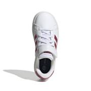 Sneakers mit elastischen Schnürsenkeln und oberem Riemen groß kurz Kind adidas