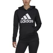 Sweatshirt à capuche avec grand logo Damen adidas Aeroready