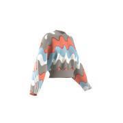 Sweatshirt für Frauen adidas Marimekko Future Icons 3-Stripes
