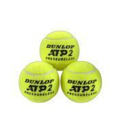 3er-Set Tennisbälle Dunlop Atp Pressureless