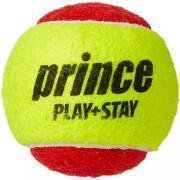3er-Set Tennisbälle Prince Play & Stay – stage 3 (felt)