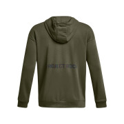 Dickes Kapuzensweatshirt mit Reißverschluss aus Fleece Under Armour Project Rock